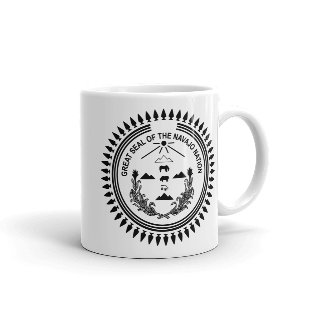 Black Navajo Nation Seal Mug