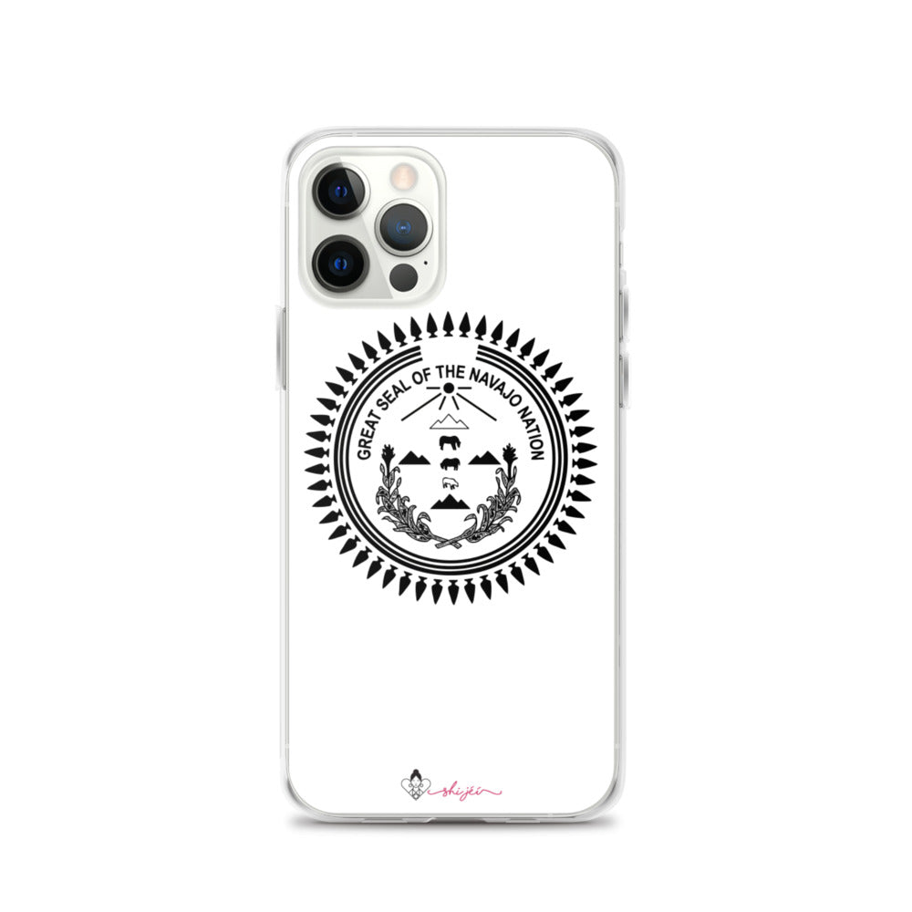 Black Navajo Nation Seal iPhone Case