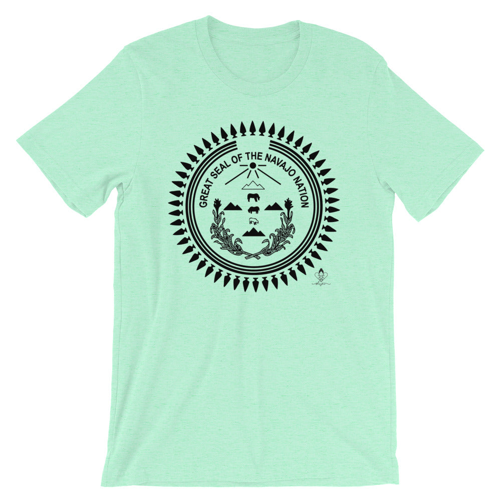 Black Print Navajo Nation Seal Tee