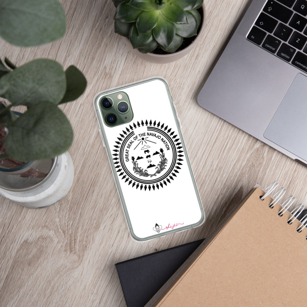 Black Navajo Nation Seal iPhone Case