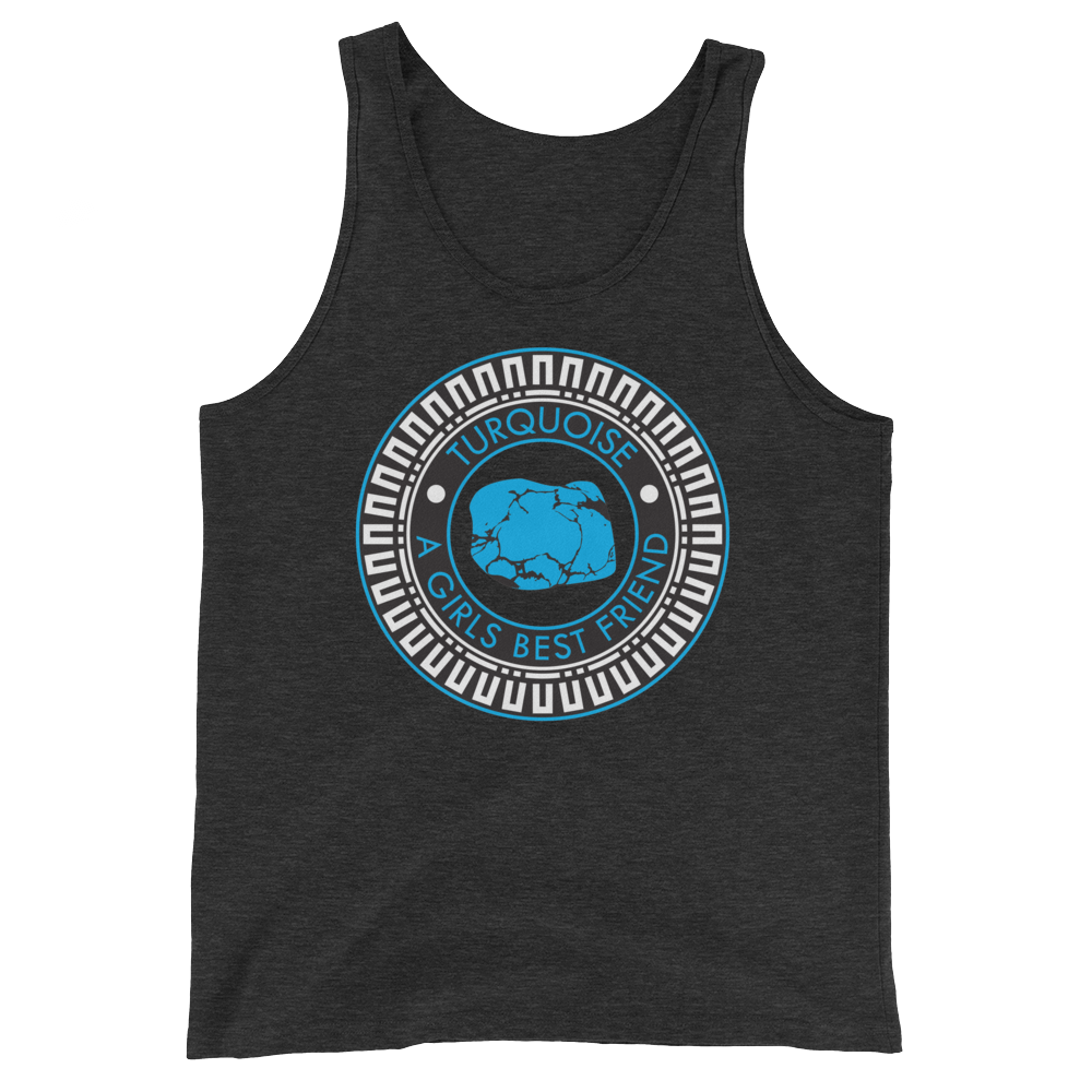 Turquoise is a Girl's Best Friend Tank Top