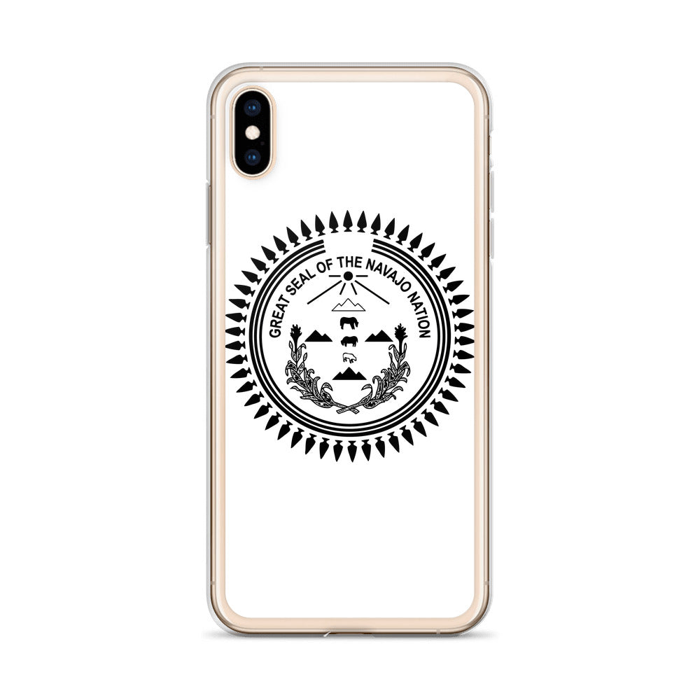 Black Navajo Nation Seal iPhone Case