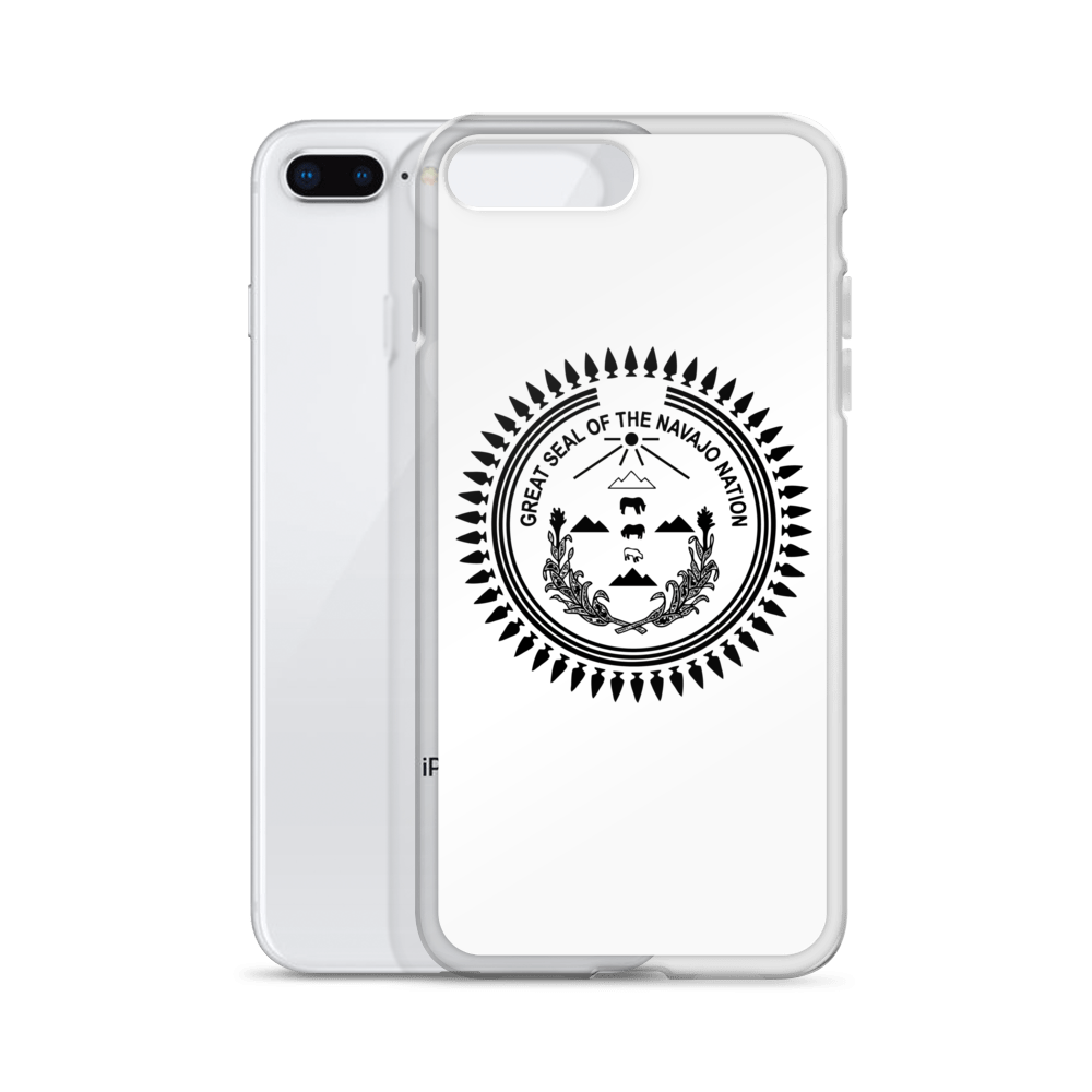Black Navajo Nation Seal iPhone Case