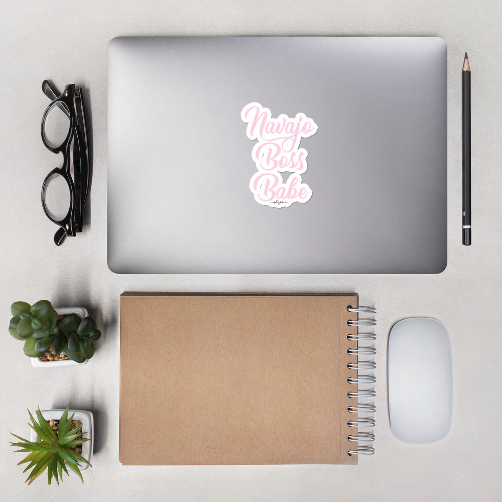 Navajo Boss Babe Stickers