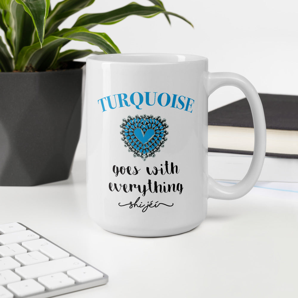Turquoise Goes With Everything Mug