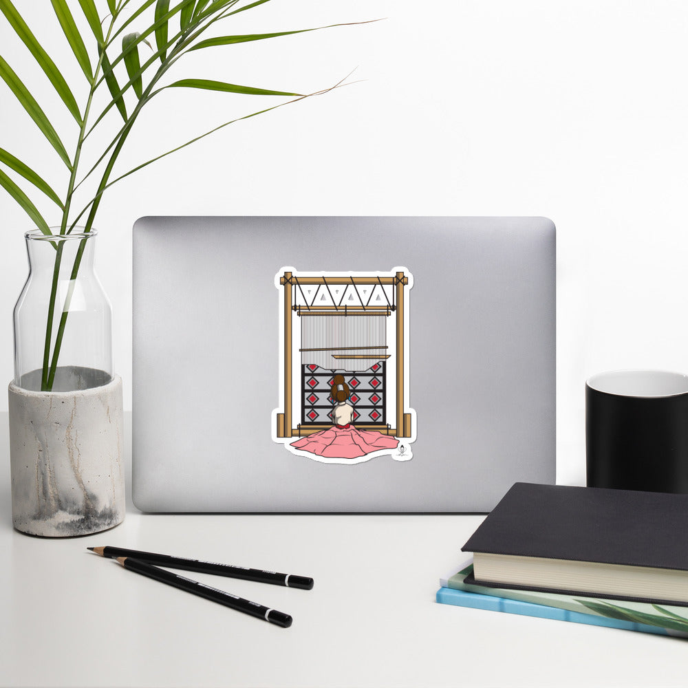 Navajo Weaver Sticker