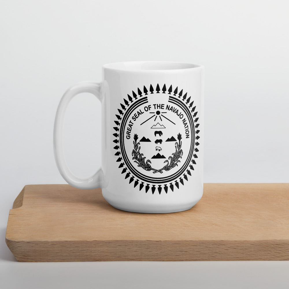 Black Navajo Nation Seal Mug