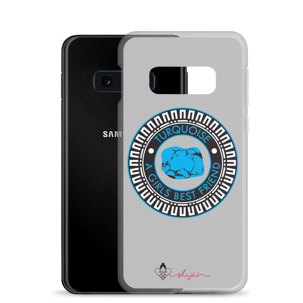 Turquoise is a Girl's Best Friend Samsung Case