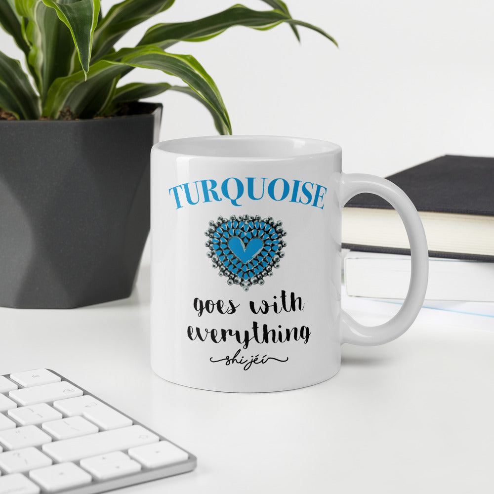 Turquoise Goes With Everything Mug