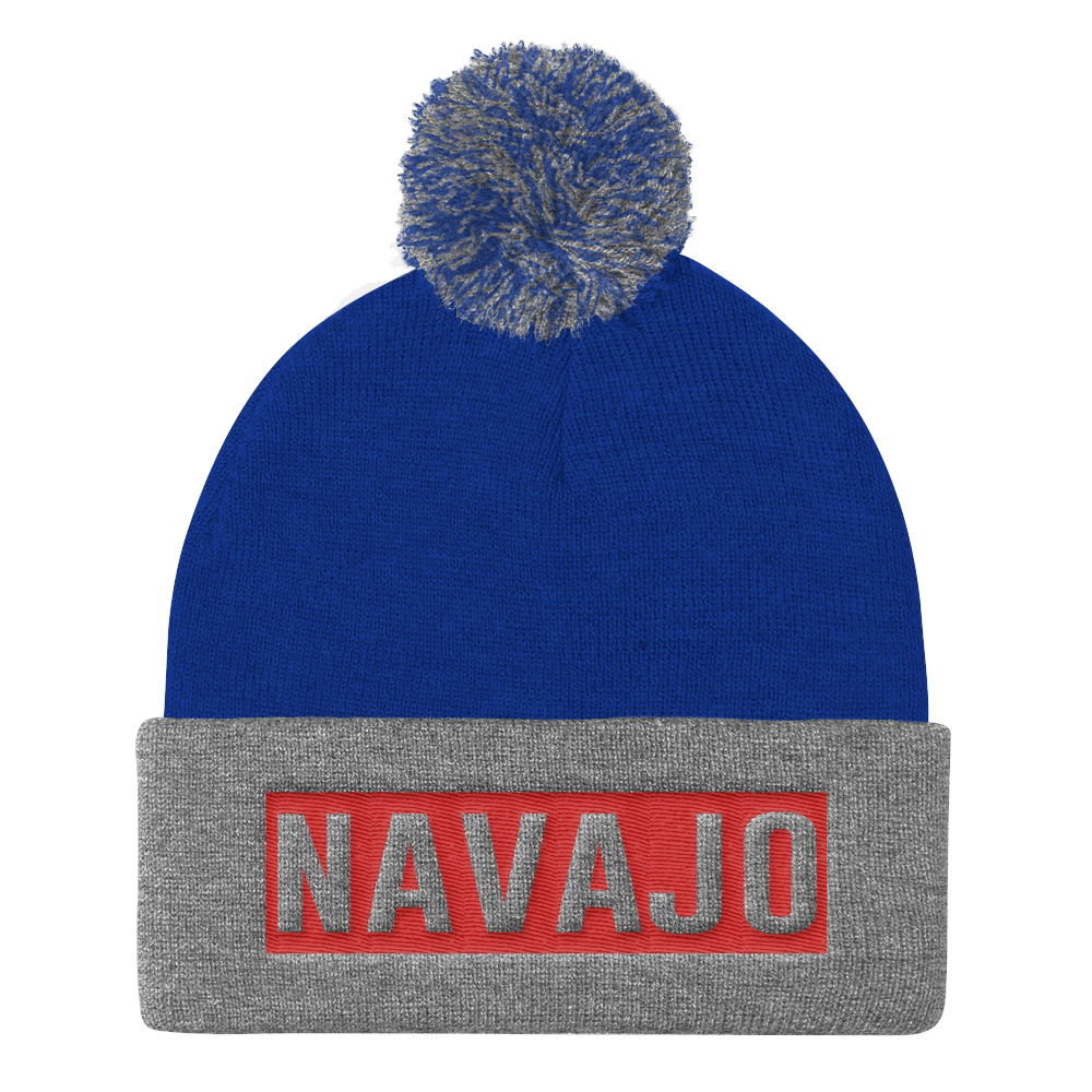 Red Navajo Stamp Beanie