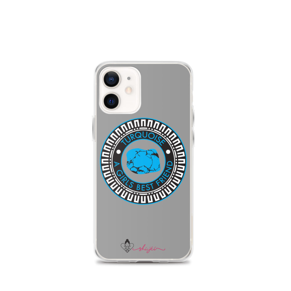 Turquoise is a Girl's Best Friend iPhone Case