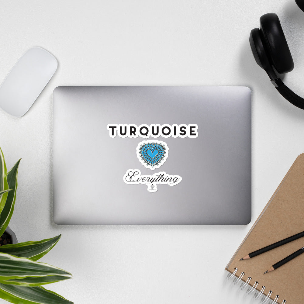 Turquoise Everything Sticker