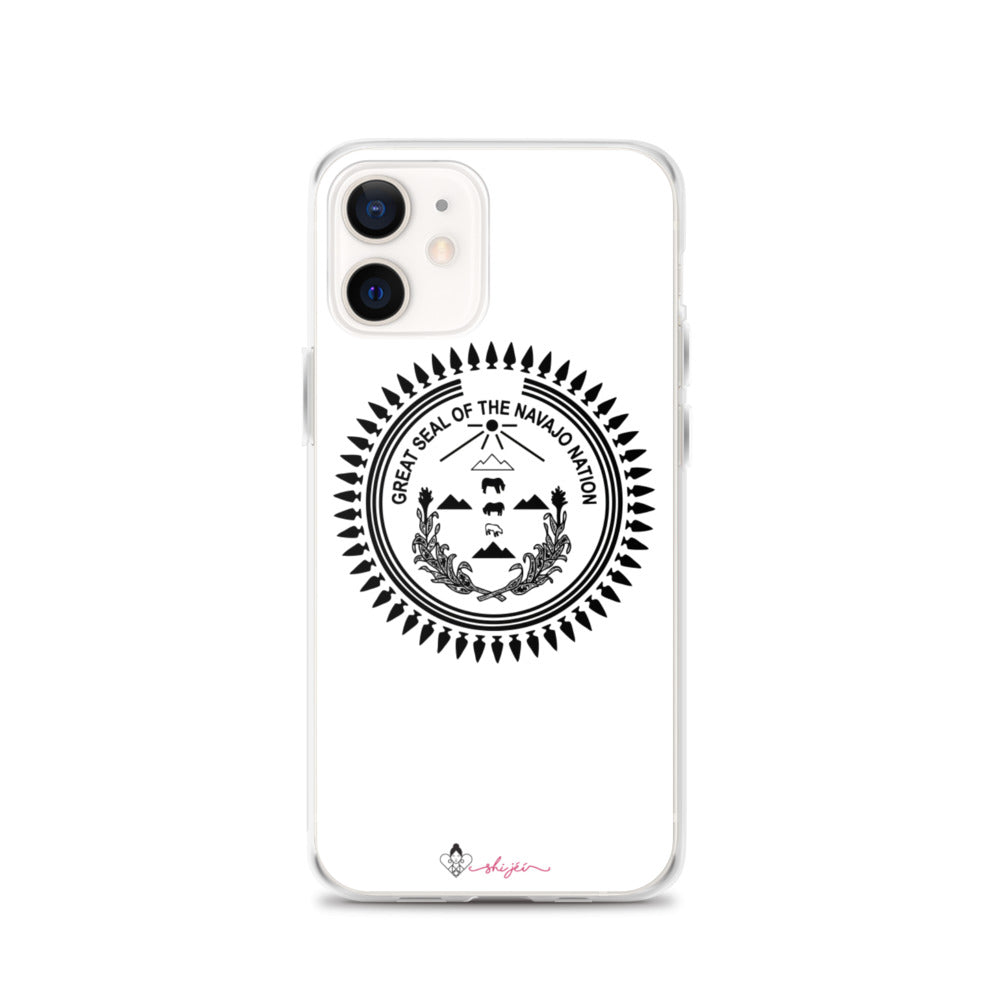 Black Navajo Nation Seal iPhone Case
