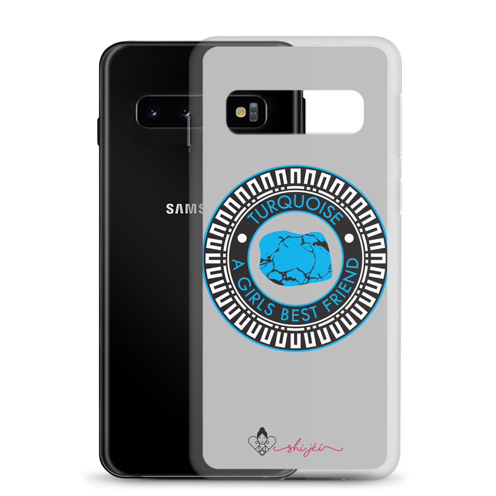 Turquoise is a Girl's Best Friend Samsung Case