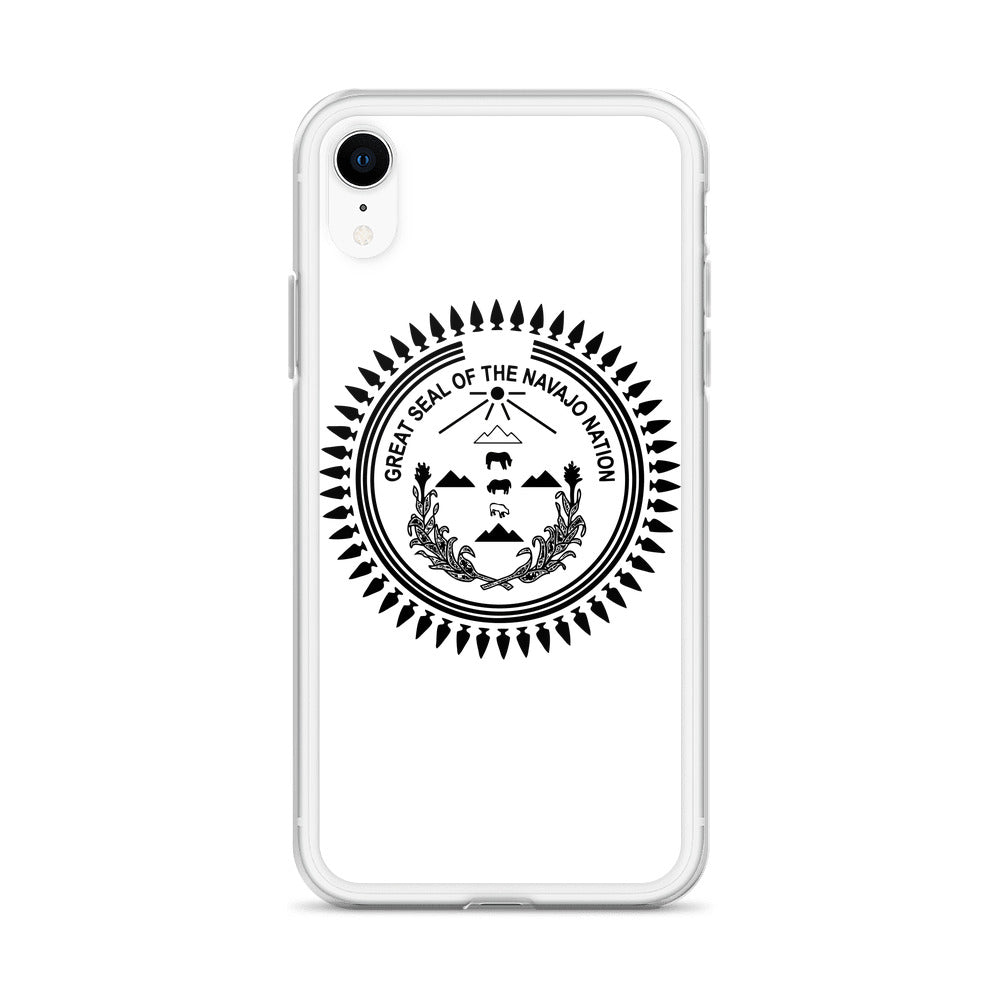 Black Navajo Nation Seal iPhone Case