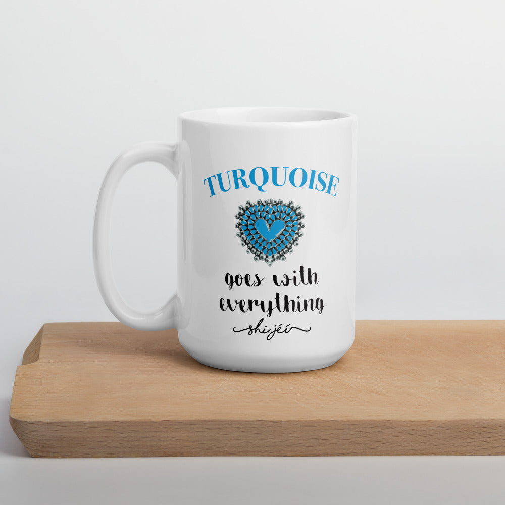 Turquoise Goes With Everything Mug