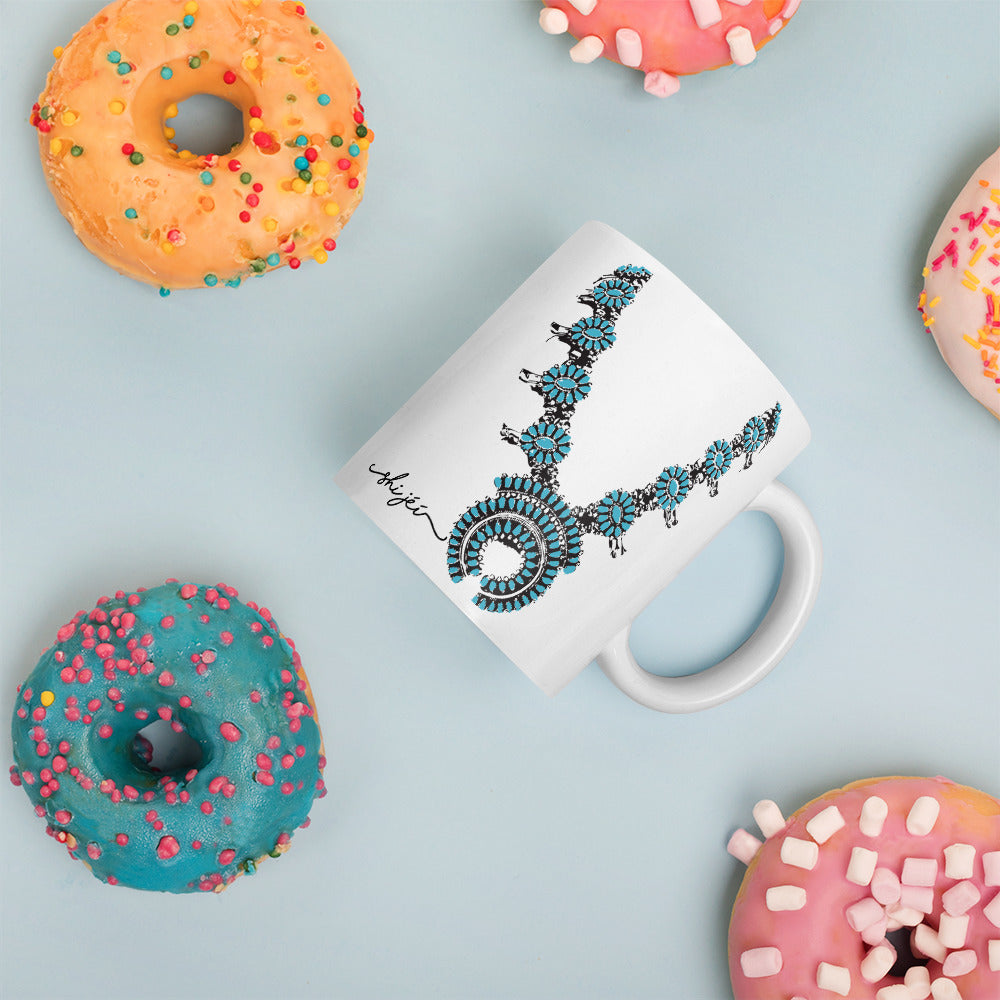 Turquoise Necklace Mug