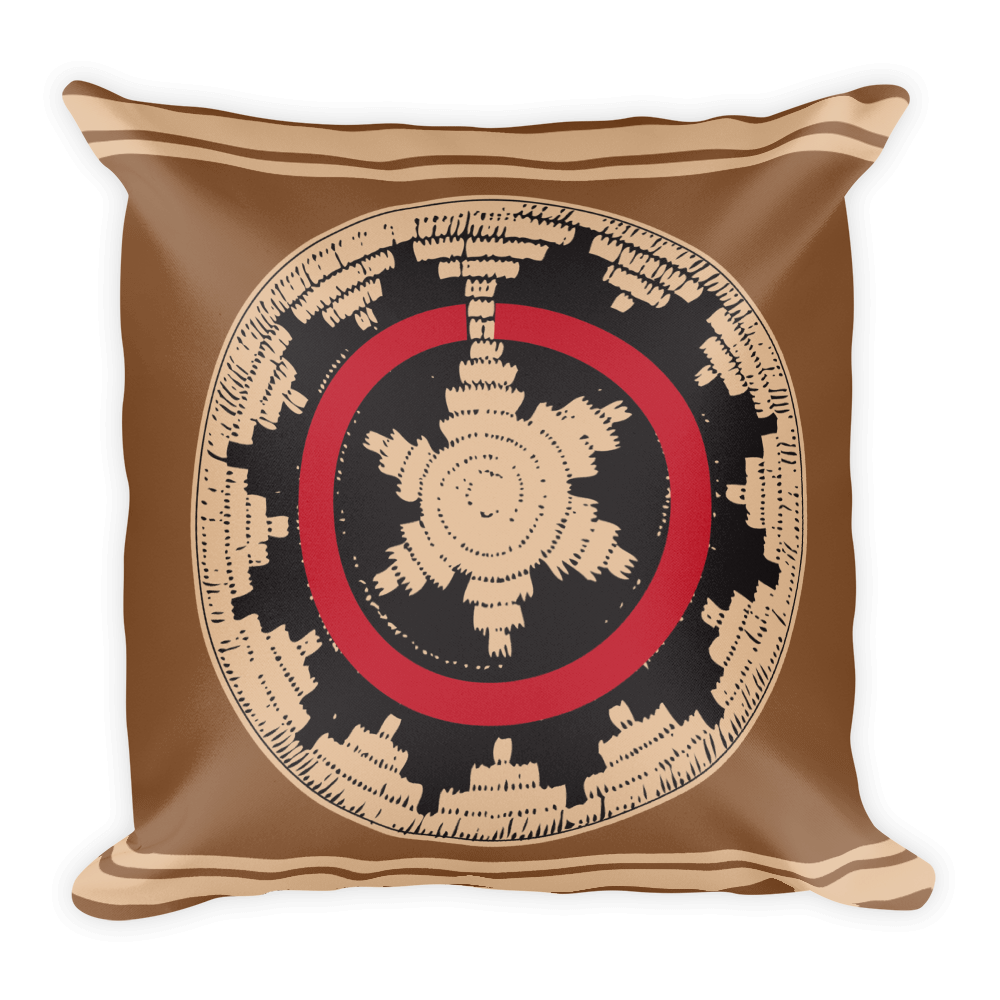 Wedding Basket Square Pillow