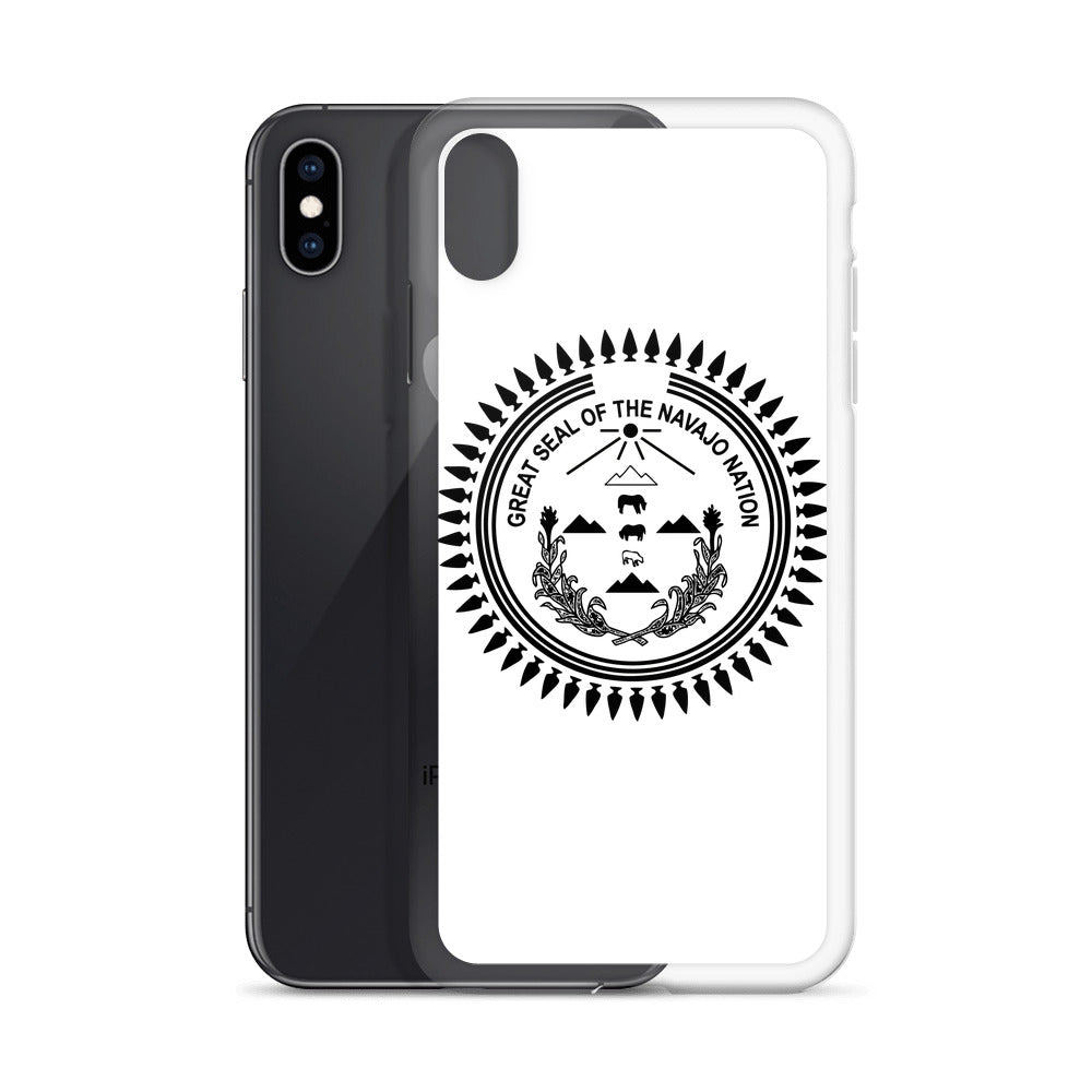 Black Navajo Nation Seal iPhone Case