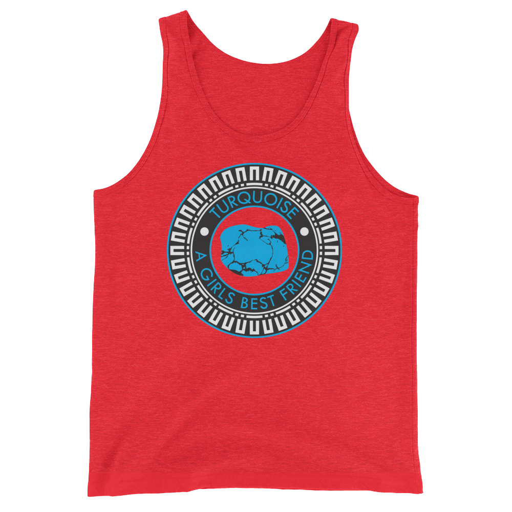 Turquoise is a Girl's Best Friend Tank Top