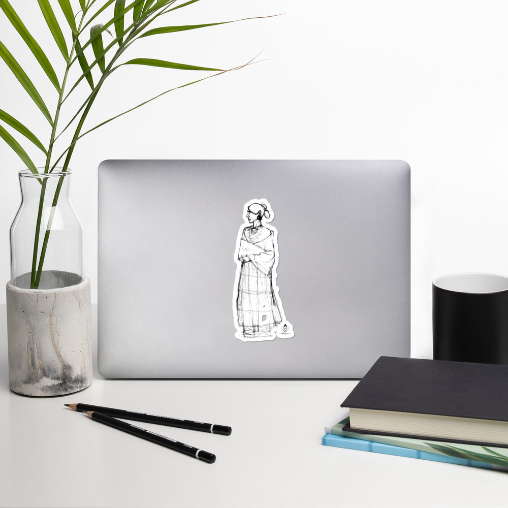 Navajo Woman Sticker