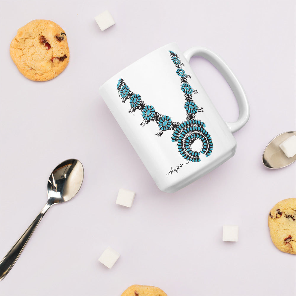 Turquoise Necklace Mug