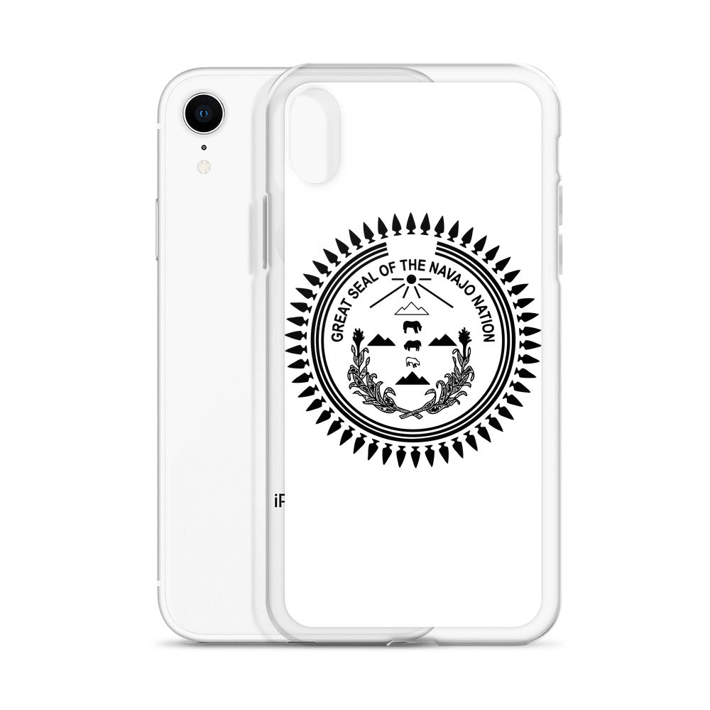 Black Navajo Nation Seal iPhone Case