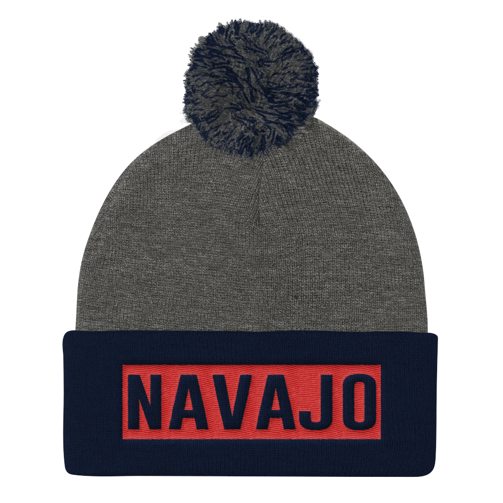 Red Navajo Stamp Beanie