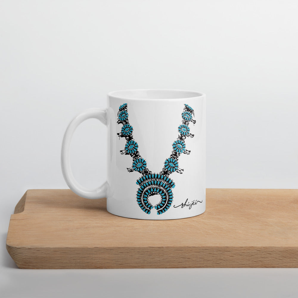 Turquoise Necklace Mug