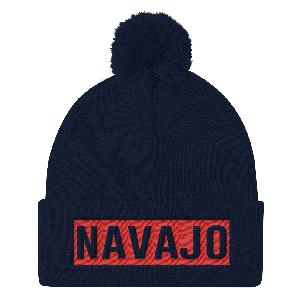 Red Navajo Stamp Beanie