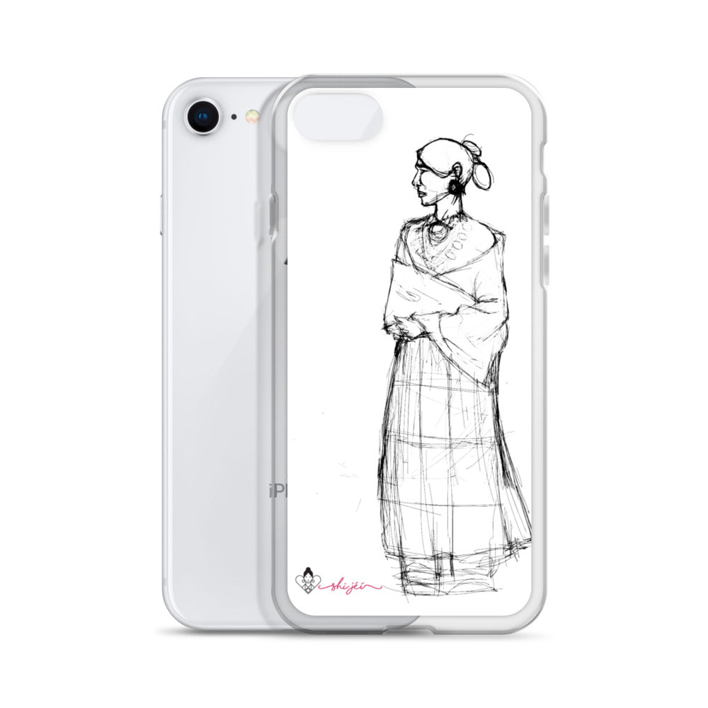 Navajo Woman iPhone Case