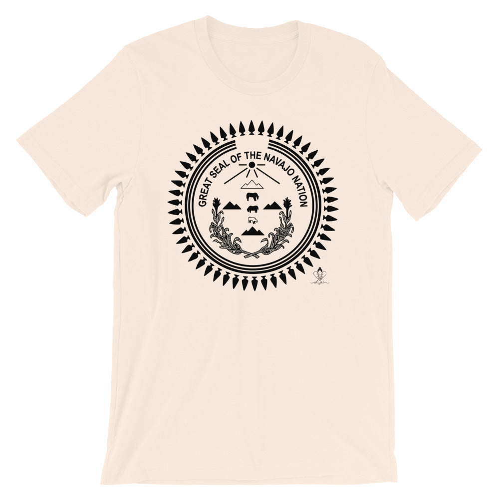 Black Print Navajo Nation Seal Tee