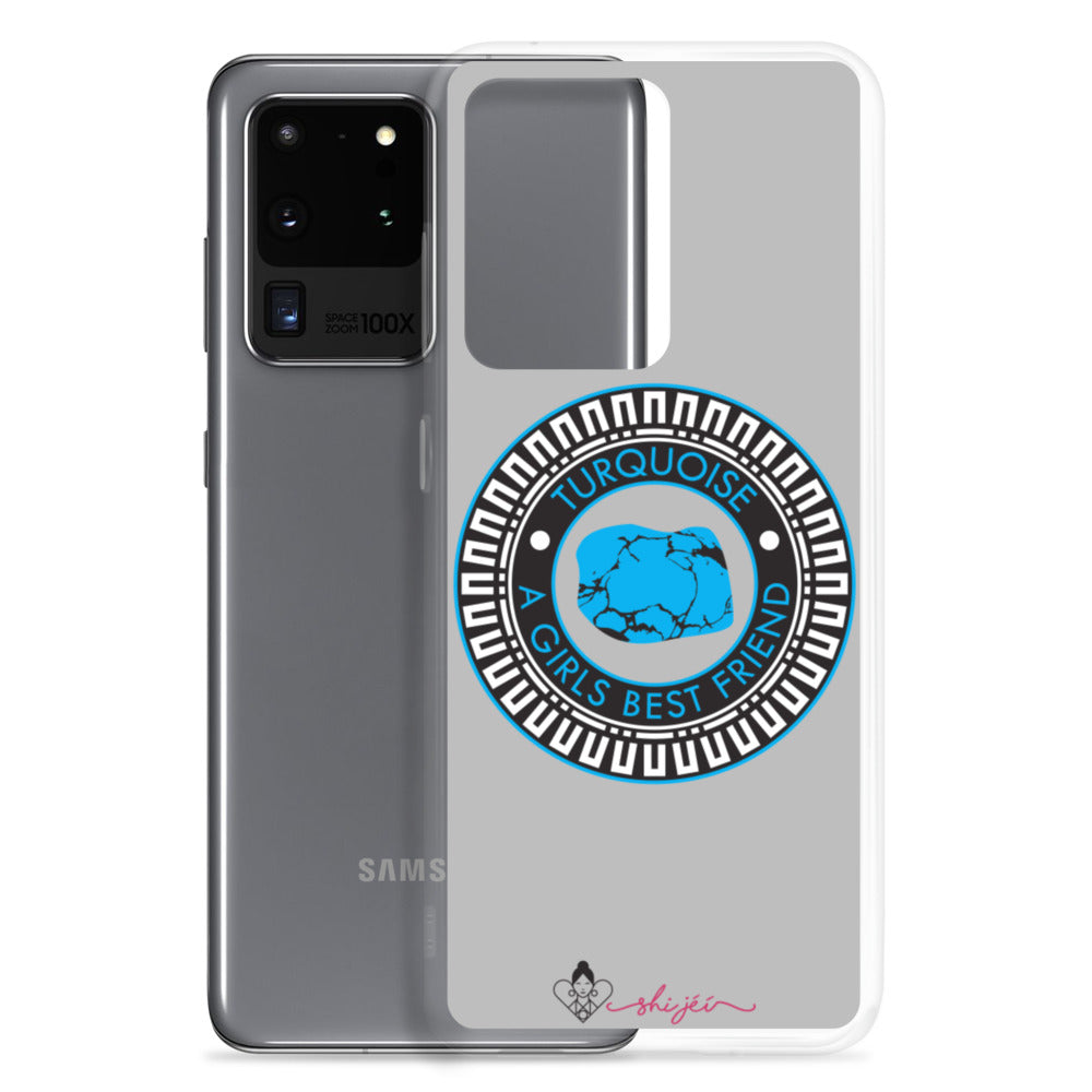 Turquoise is a Girl's Best Friend Samsung Case