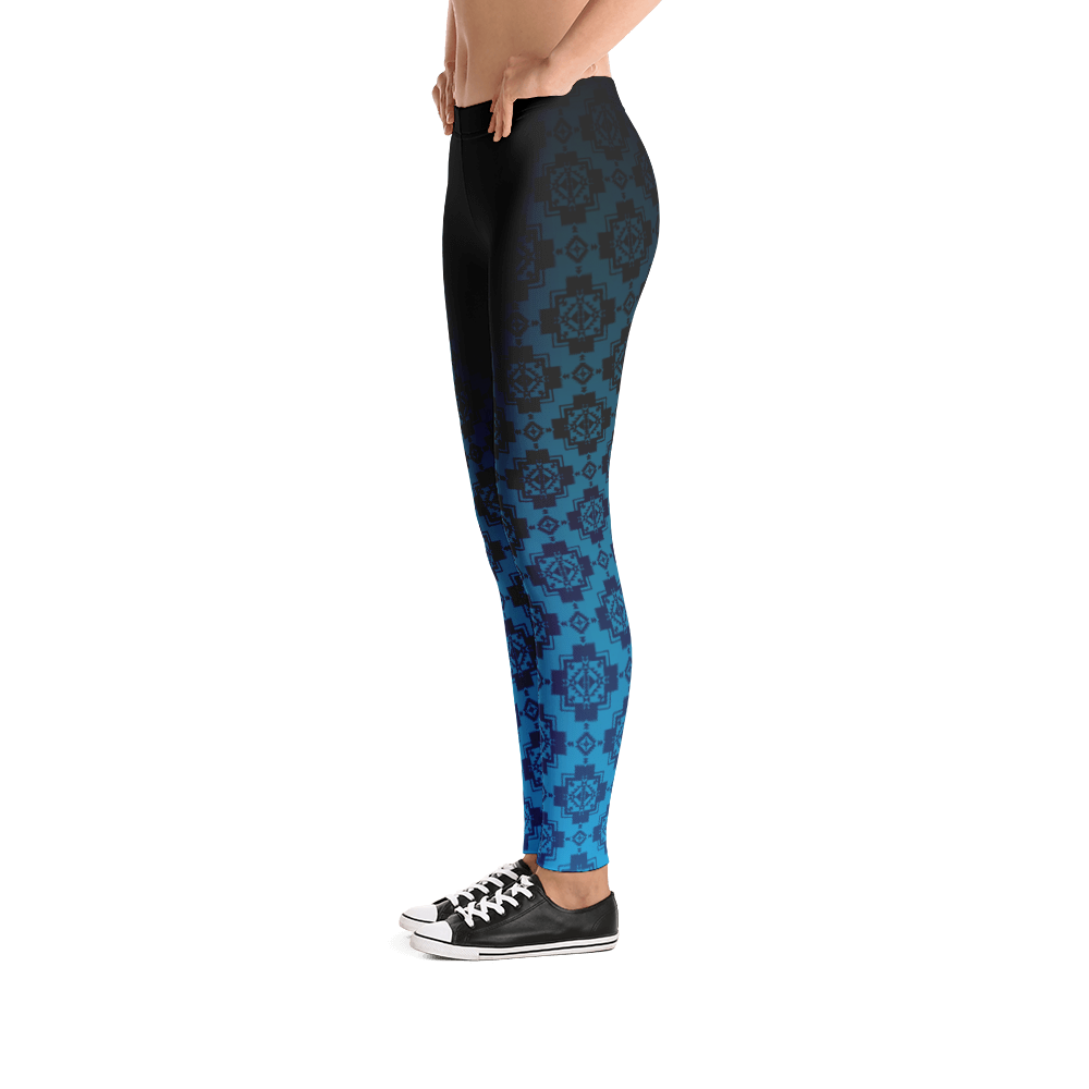 Teal Pendleton Leggings