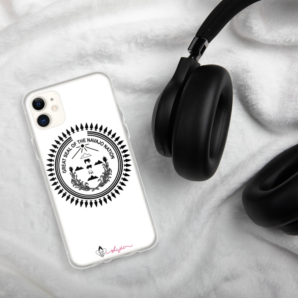 Black Navajo Nation Seal iPhone Case
