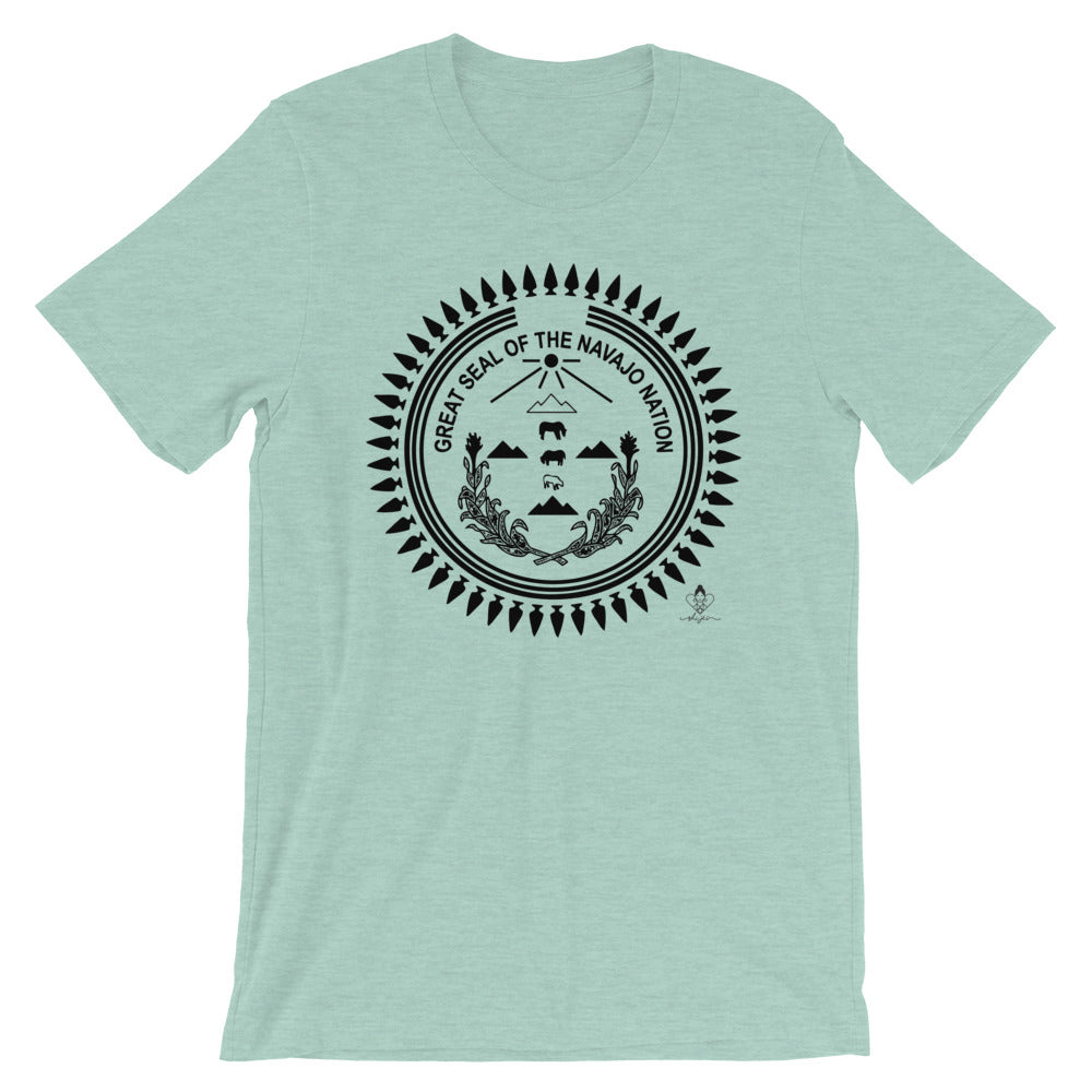 Black Print Navajo Nation Seal Tee