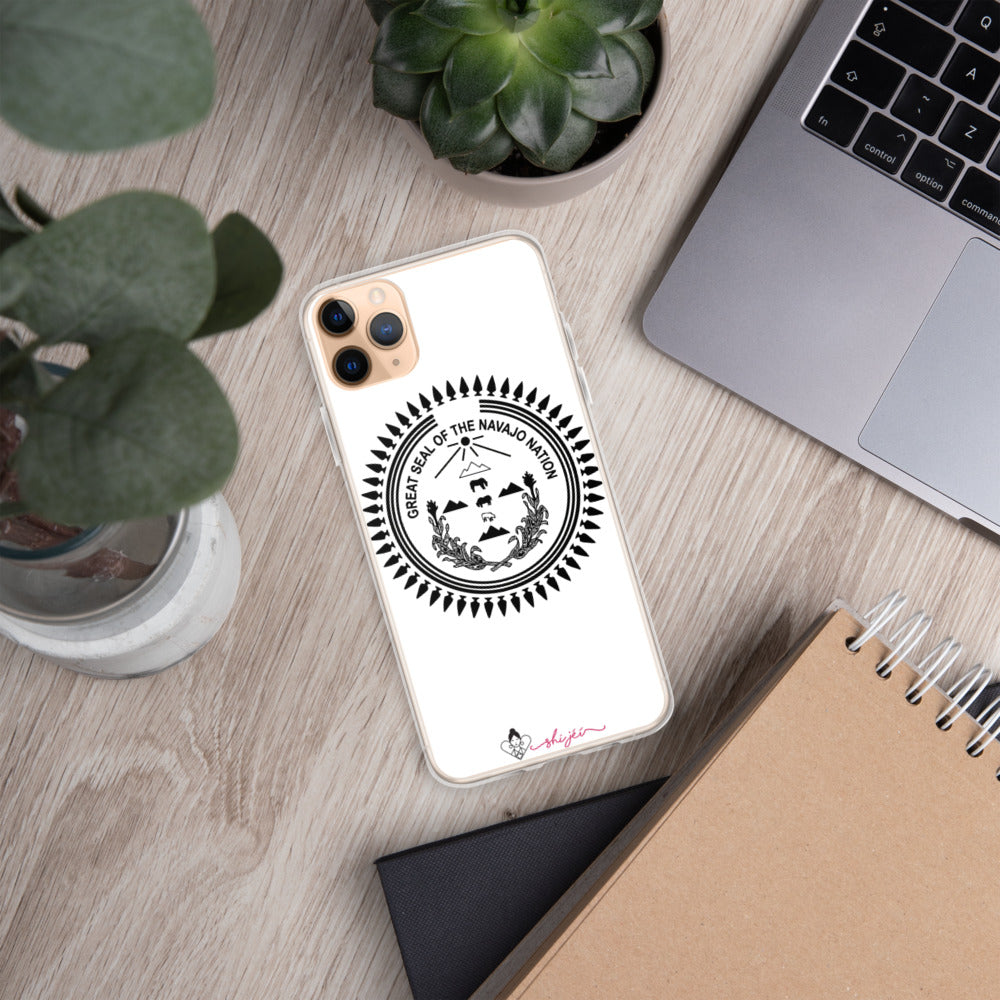 Black Navajo Nation Seal iPhone Case