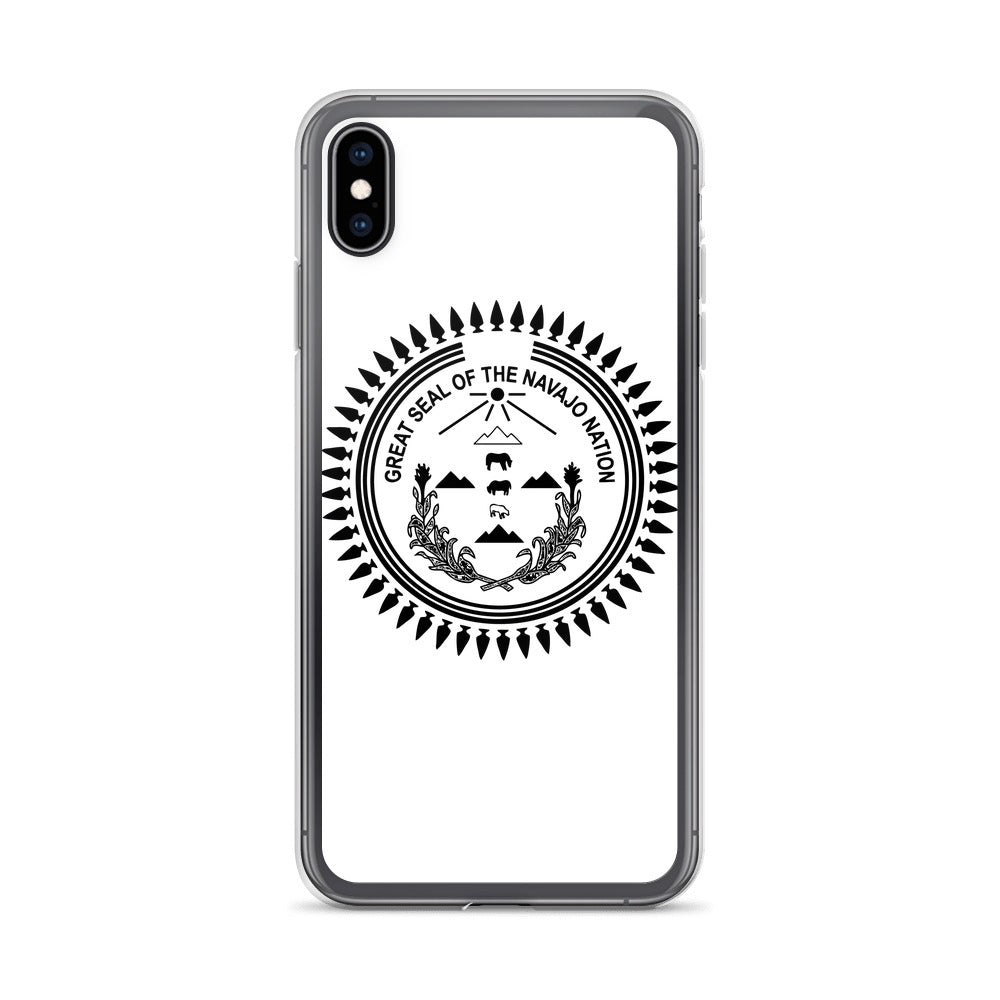 Black Navajo Nation Seal iPhone Case