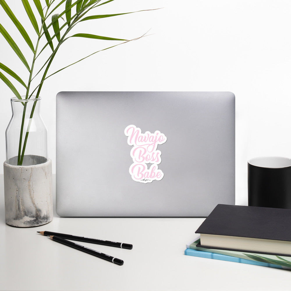 Navajo Boss Babe Stickers