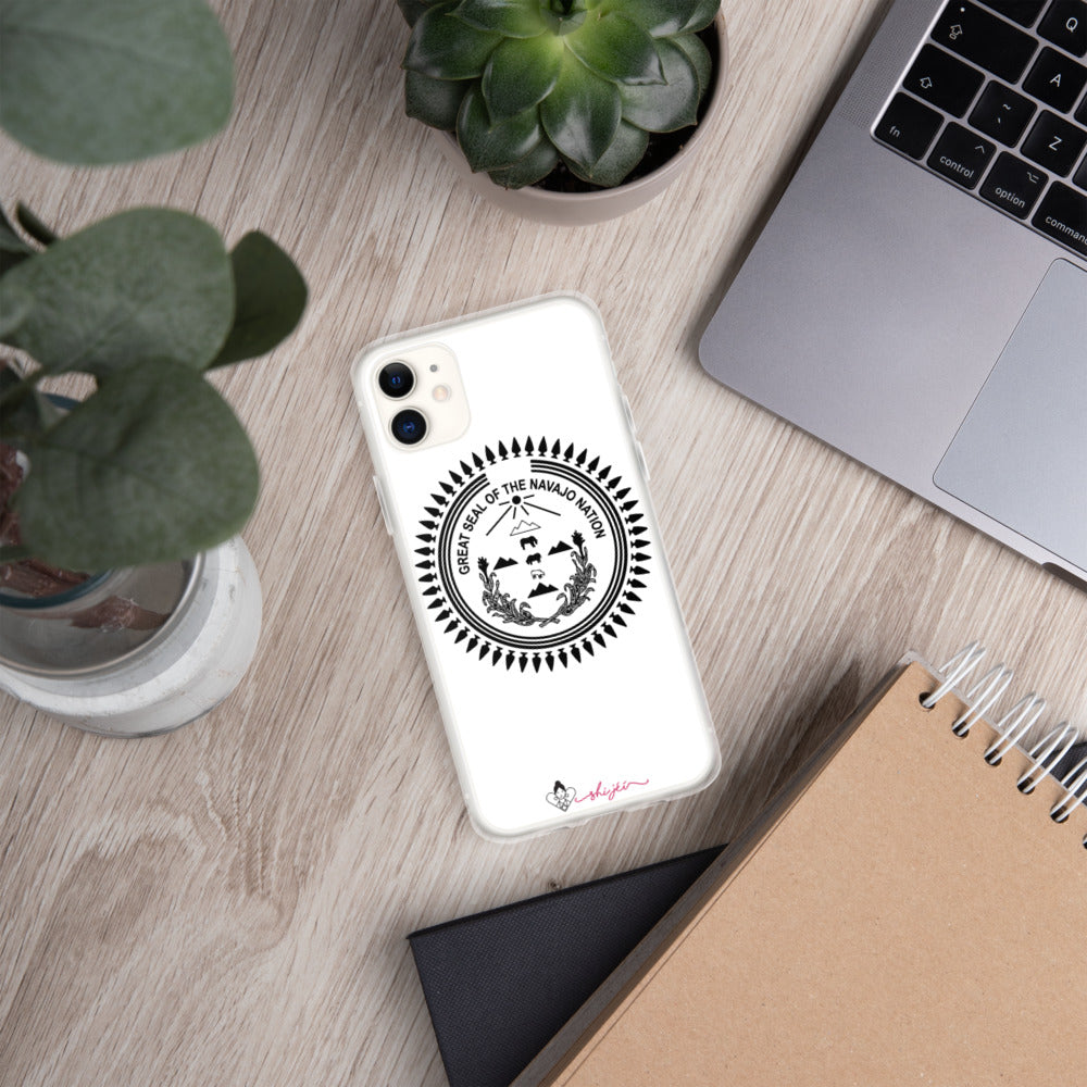 Black Navajo Nation Seal iPhone Case