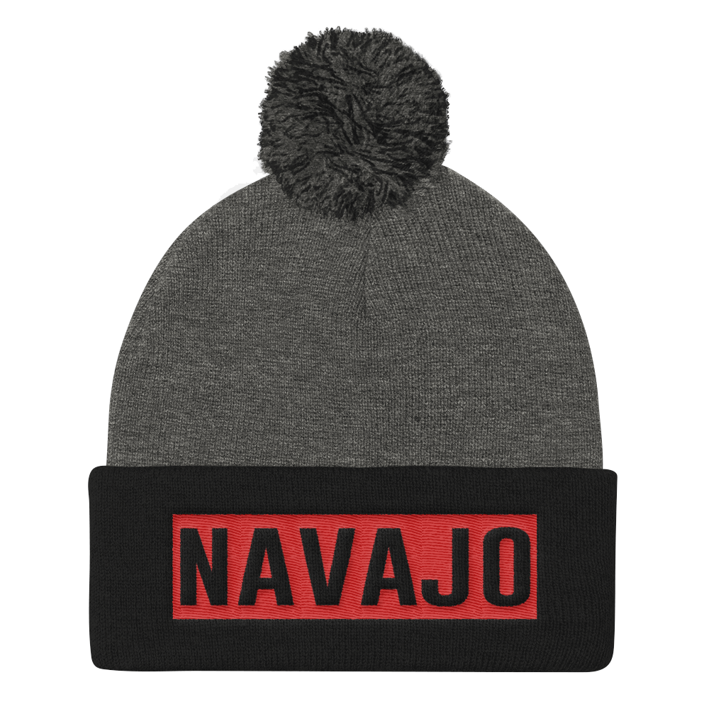 Red Navajo Stamp Beanie