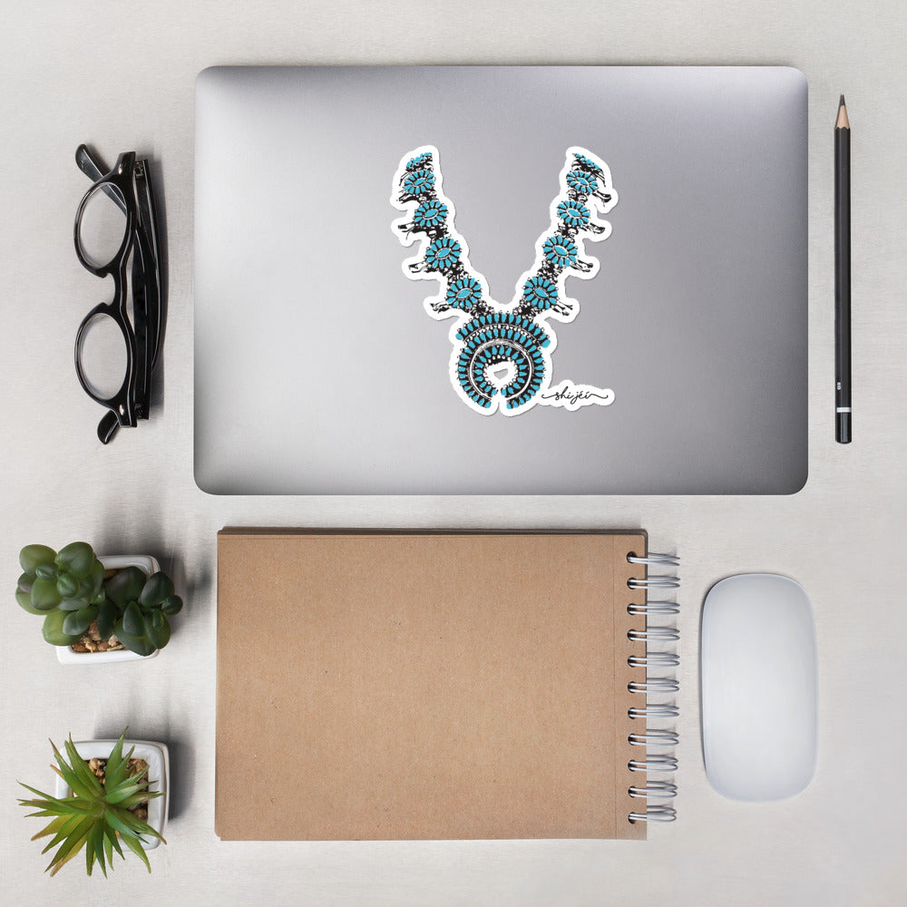 Turquoise Necklace Sticker