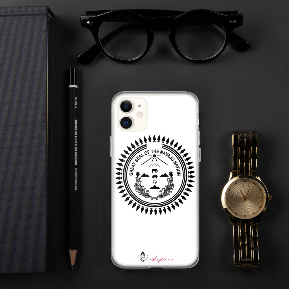 Black Navajo Nation Seal iPhone Case