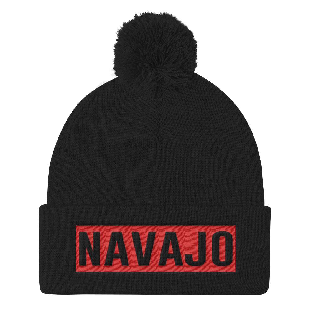 Red Navajo Stamp Beanie