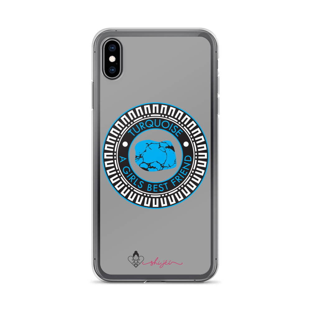 Turquoise is a Girl's Best Friend iPhone Case