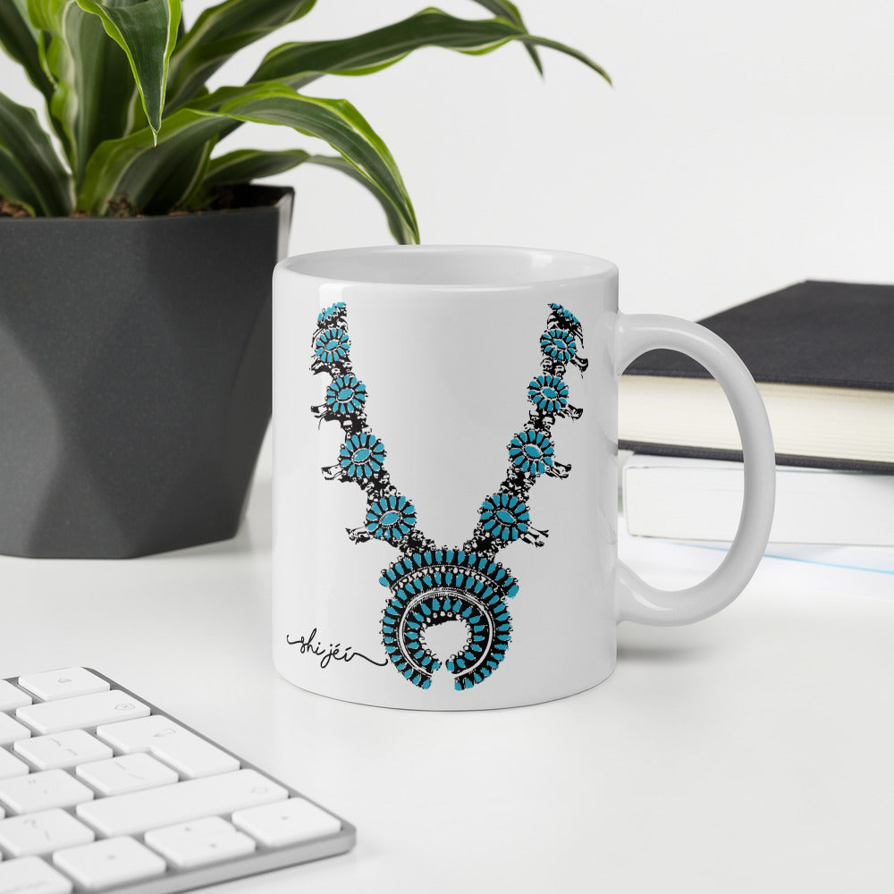 Turquoise Necklace Mug