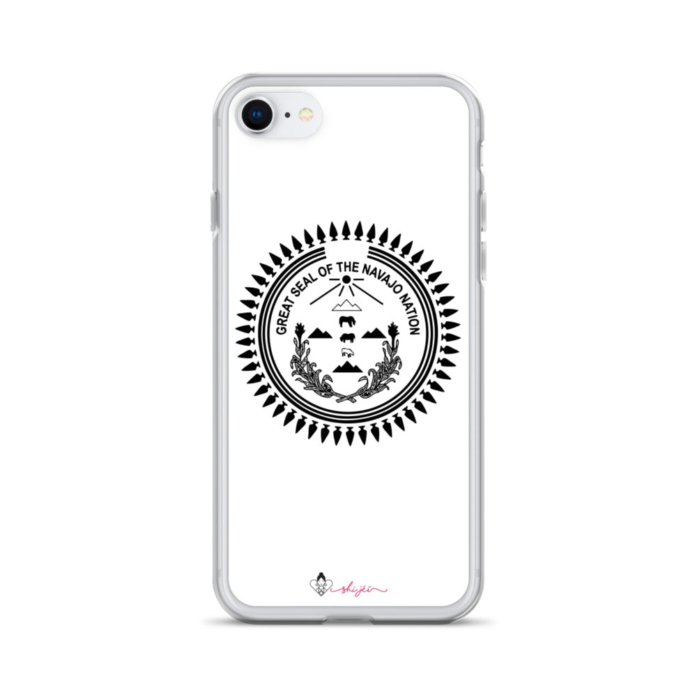 Black Navajo Nation Seal iPhone Case