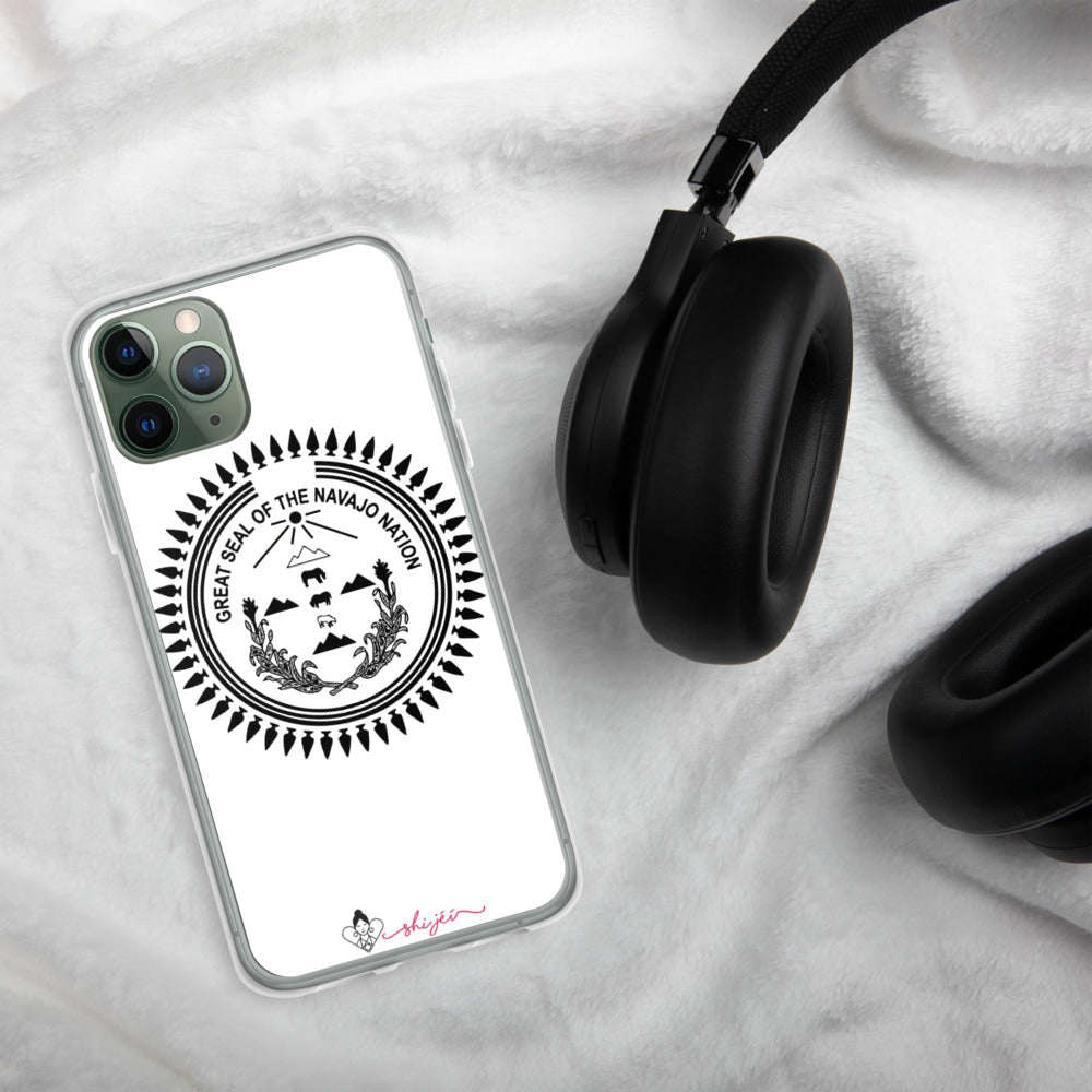 Black Navajo Nation Seal iPhone Case