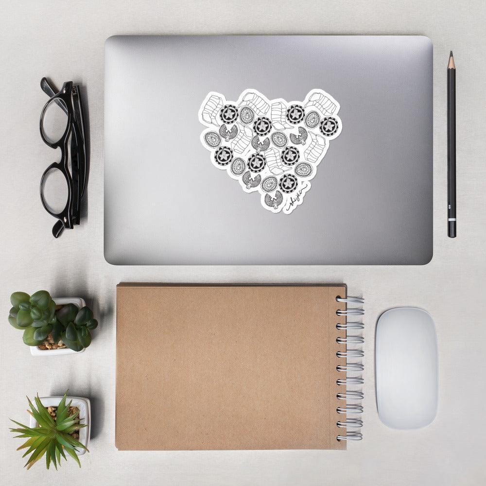 Diné Heart Sticker