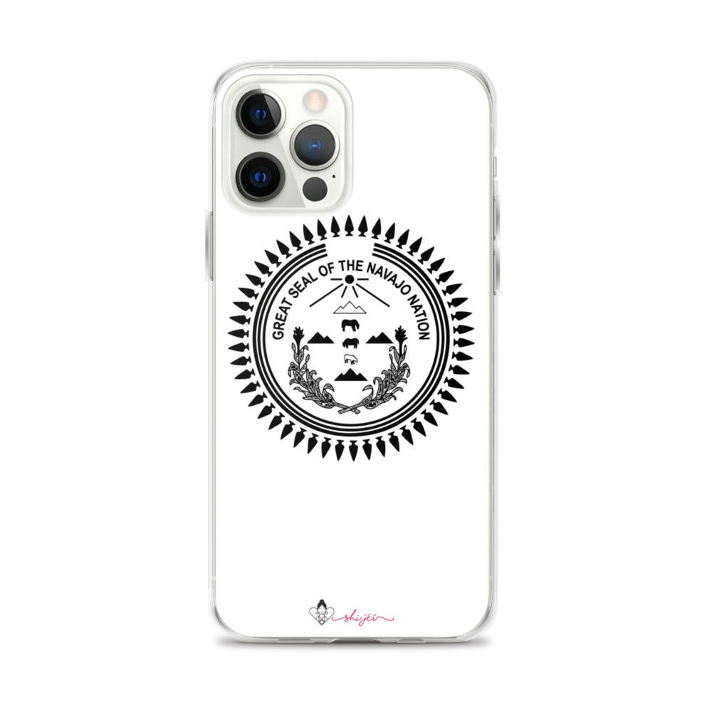 Black Navajo Nation Seal iPhone Case
